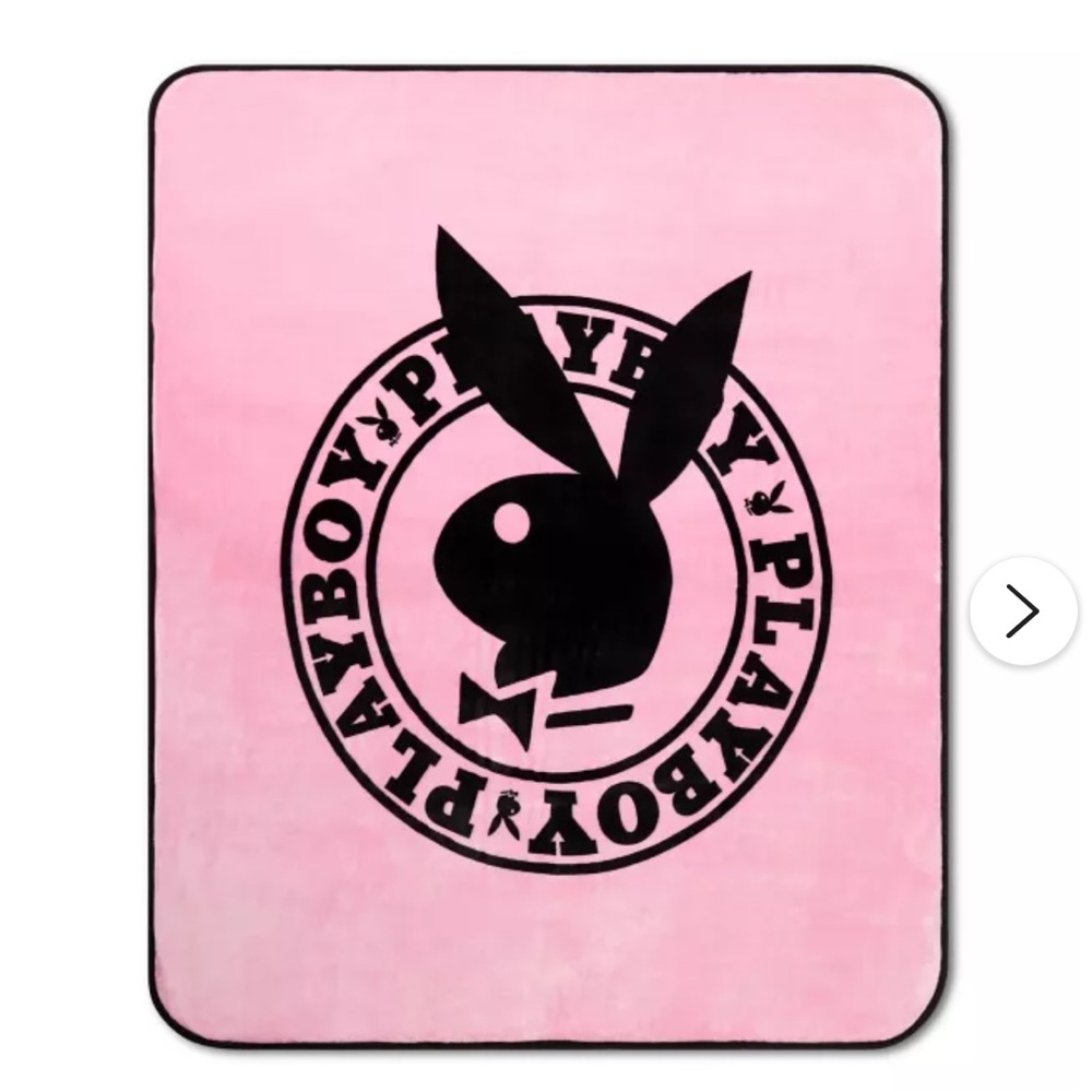 PLAYBOY Reversible Throw Blanket New
